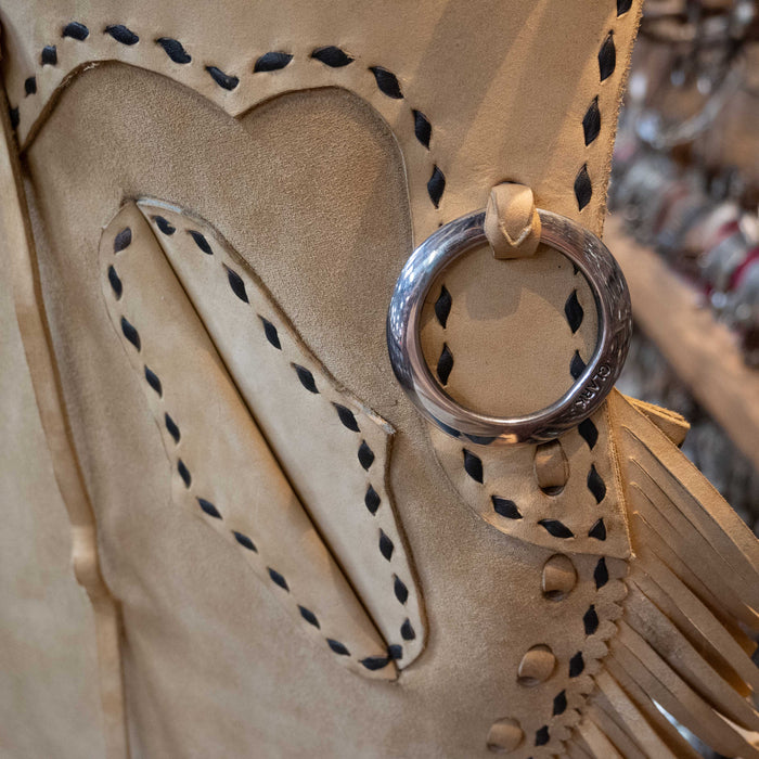 Bryan Clark Roughout Stepthrough Chaps w/ Ryan Clark Hardware