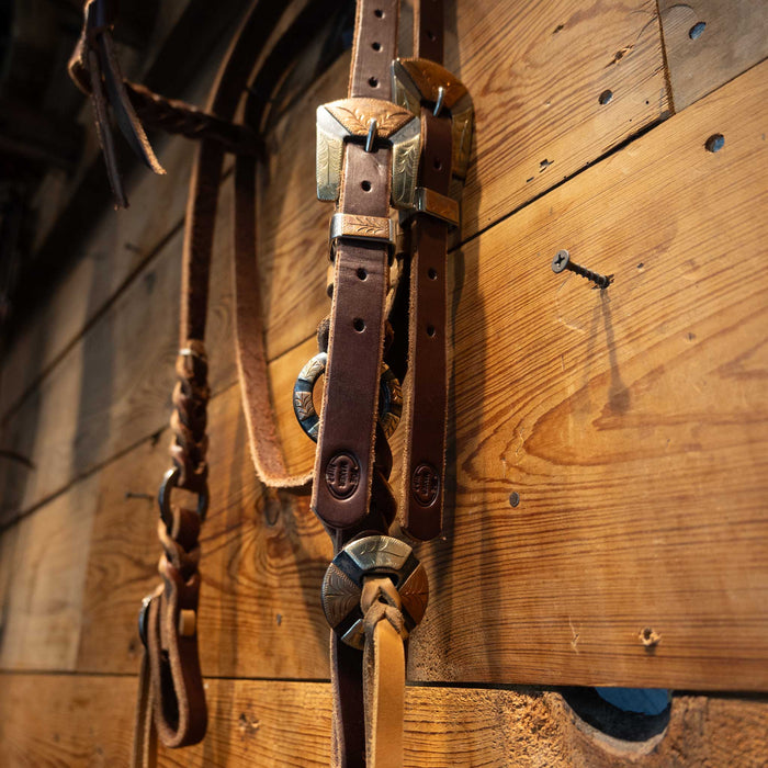 Joe Hipp Browband Headstall w/ Teskey's Hardware