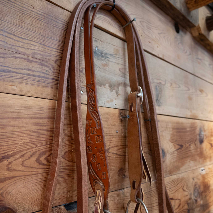 O-Ring Twisted Snaffle Bridle Rig