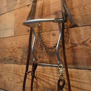 Bridle Rig - Steel Nose Hackamore - TRAMMELL  SBR503 Sale Barn MISC   