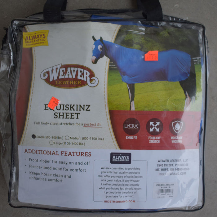 NEW WEAVER Equiskinz Small Royal Blue Sheet Sale Barn Weaver