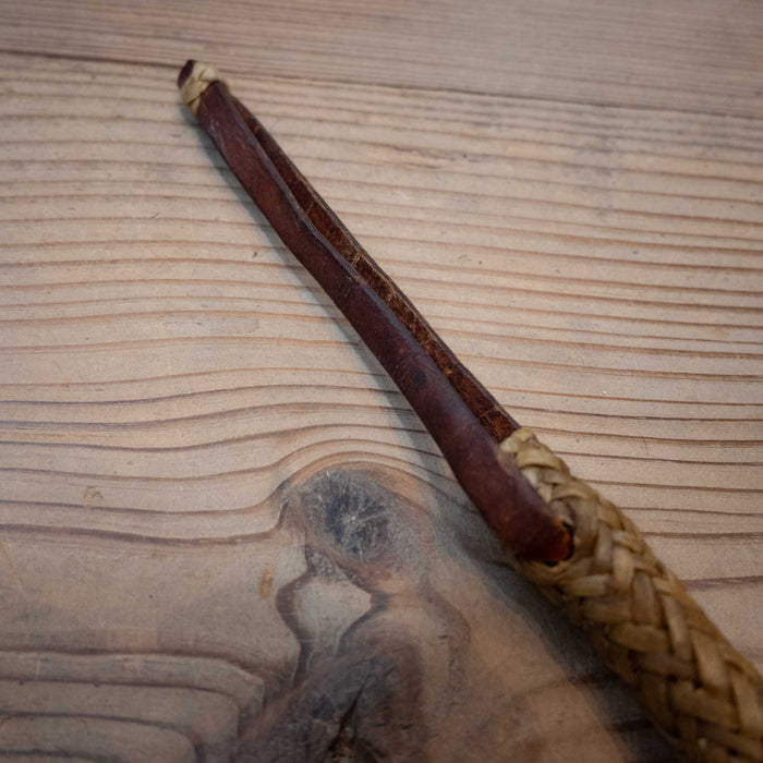 Vintage Braided 27" Rawhide & Leather Quirt