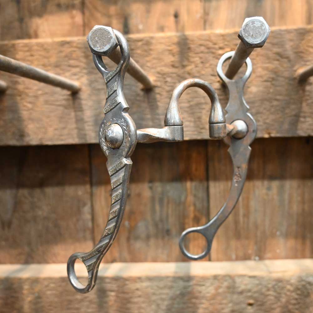 Josh Ownbey Cowboy Line - Silver Mounted Slow Twist Correction Bit TI1210 Tack - Bits Josh Ownbey Cowboy Line