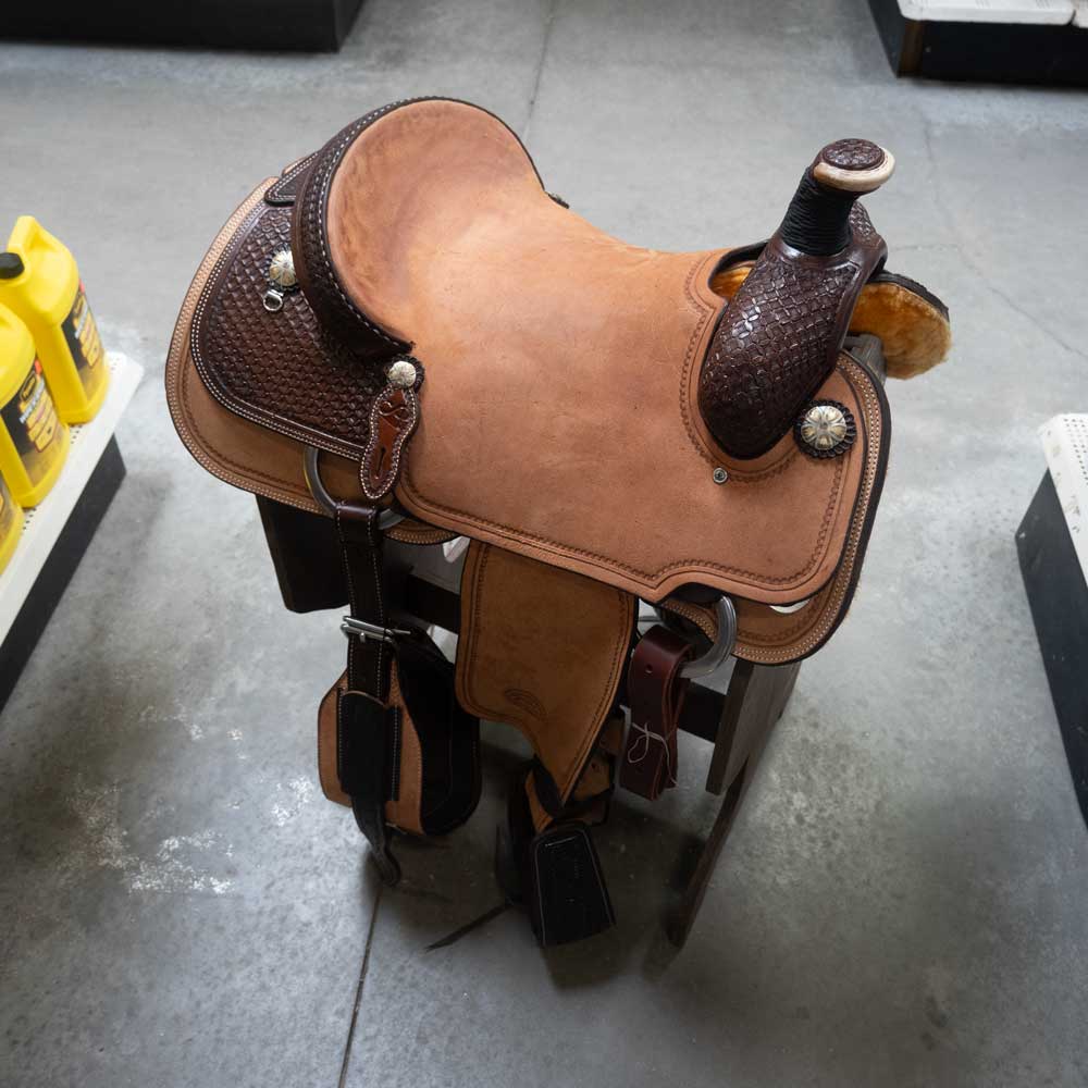 16" PATRICK SMITH ROPING SADDLE