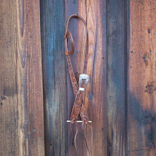 David Haslerig Single Ear Headstall Teskey's Buckle Tack - Headstalls David Haslerig