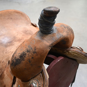 16" USED LUKE LANE RANCH CUTTER SADDLE