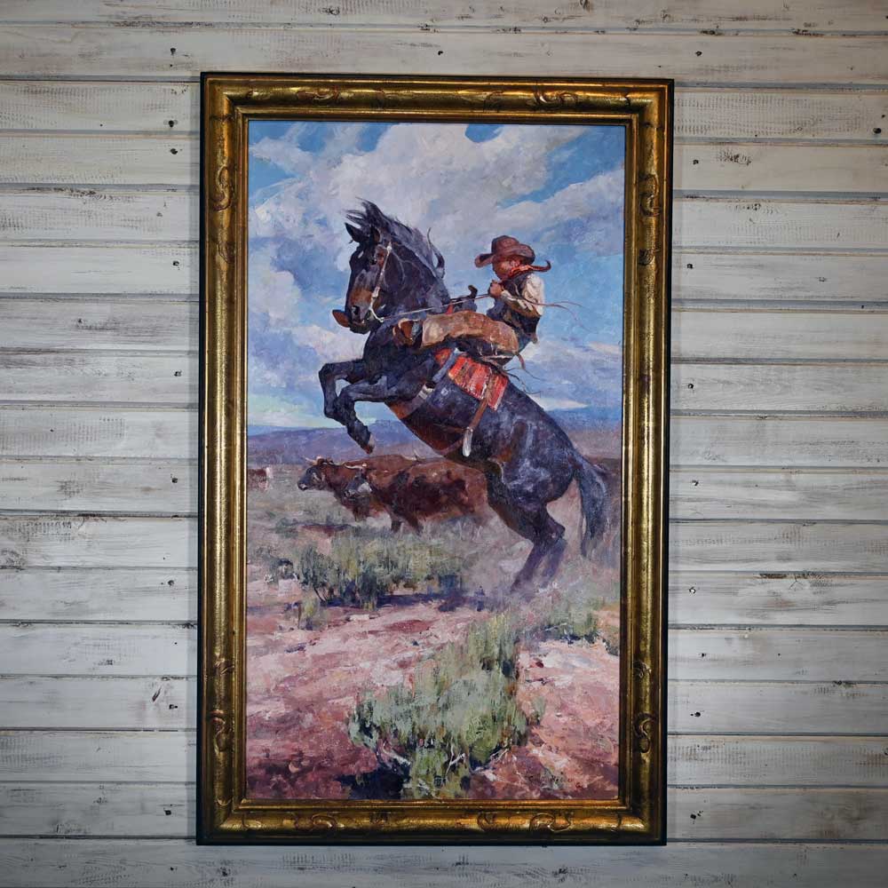 Western Art - Grant Redden "Untitled" _CA673 Collectibles Grant Redden - CA