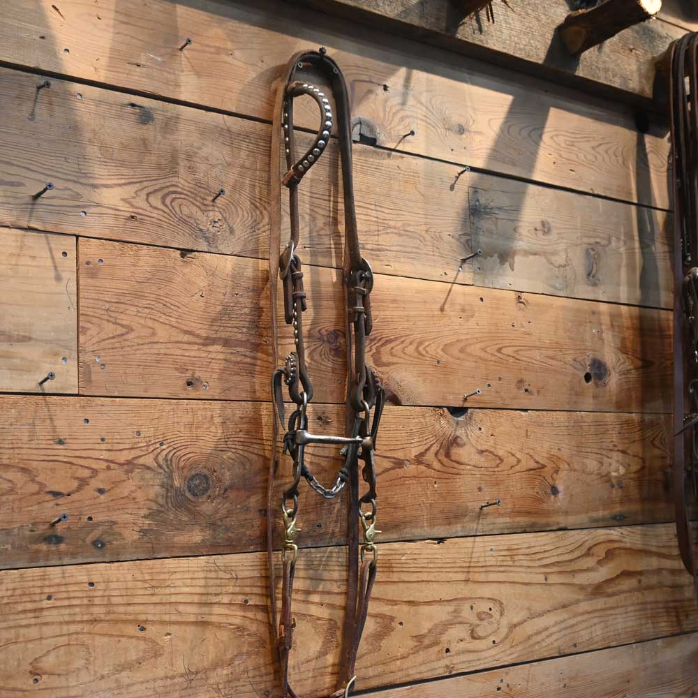 Ricky Trammell Silver Mounted Argentine Snaffle Bridle Rig Tack - Rigs Ricky Trammell