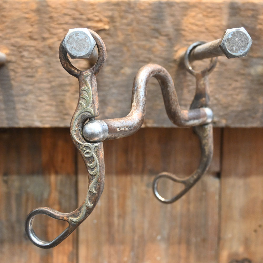Brandon Anthony Mounted Solid Port Bit Tack - Bits Brandon Anthony