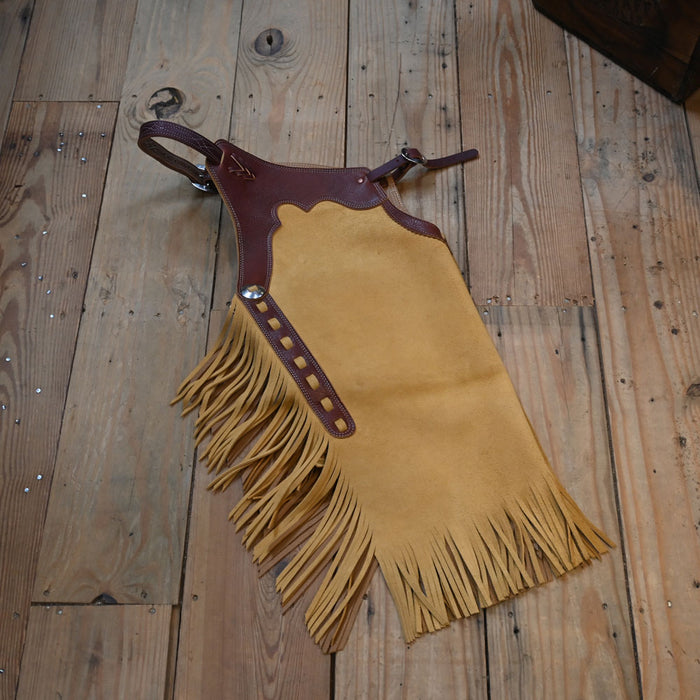 Small Tan Rough-Out Chinks Tack - Chaps & Chinks Teskey's