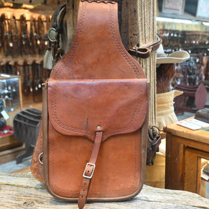 Heavy Tooled Leather Saddle bags Collectibles Teskey's
