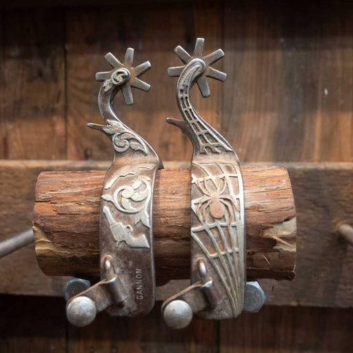 Gannon Silver Mounted Spurs Tack - Spurs Gannon