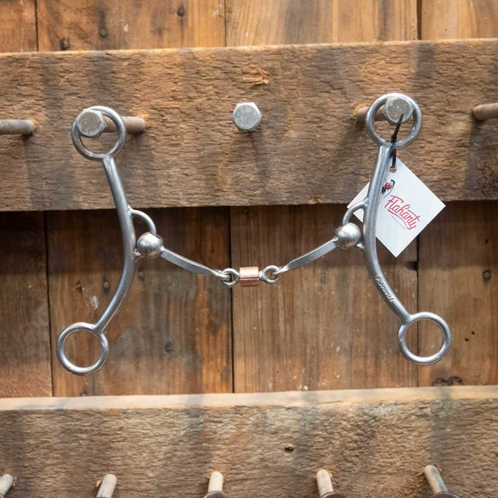 Flaharty Reg' Fat Betty Square Dogbone Bit Tack - Bits Flaharty