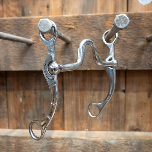 Luke Spraberry #209 Silver Mounted Solid Port Bit Tack - Bits Luke Spraberry
