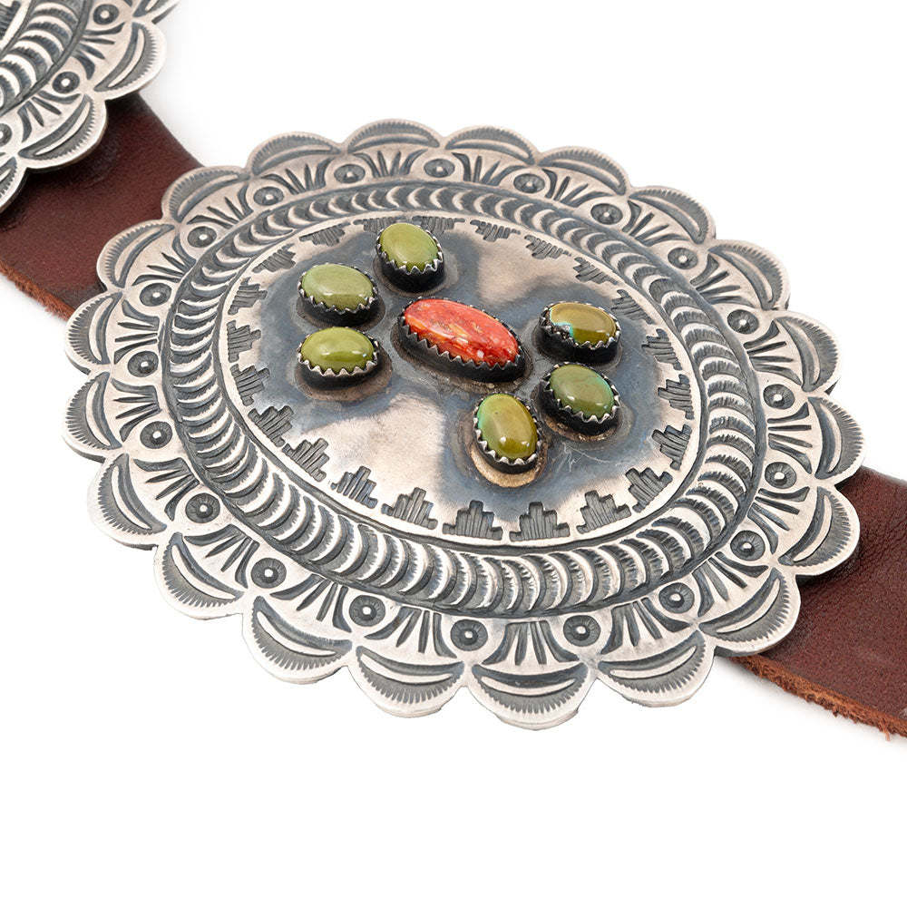 Spiny Oyster & Bronze Belt Buckle Western Style Belt Buckle 