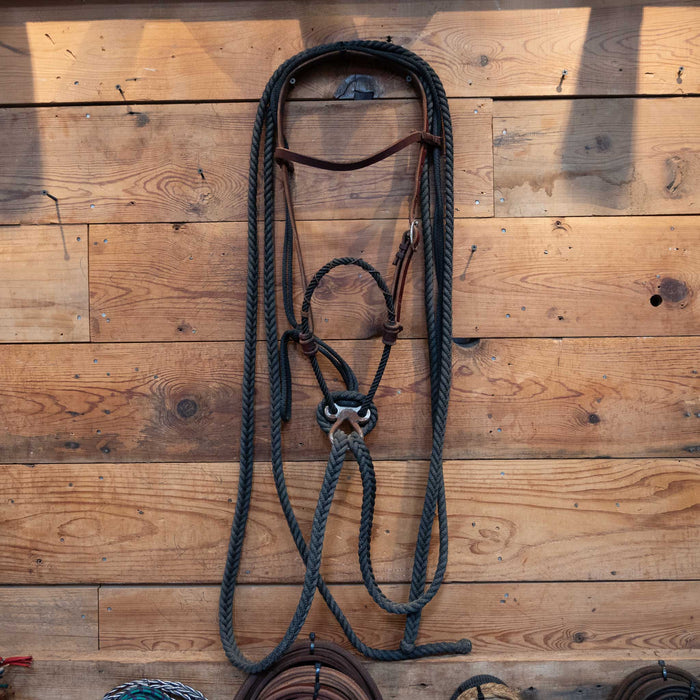 Lariat Bosal w/ Braided Waxed Mecate Tack - Nosebands & Tie Downs misc