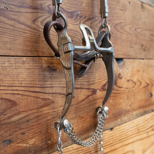 Garcia Silver Mounted Flat Port Bit w/Roller 1/2 Rig Tack - Rigs Garcia