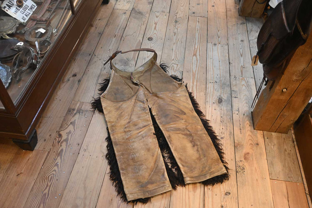 Vintage Wooly Chaps Lawrence Leathers Portland Ore. Angora Wooley Chaps Tack - Chaps & Chinks Lawrence Leathers