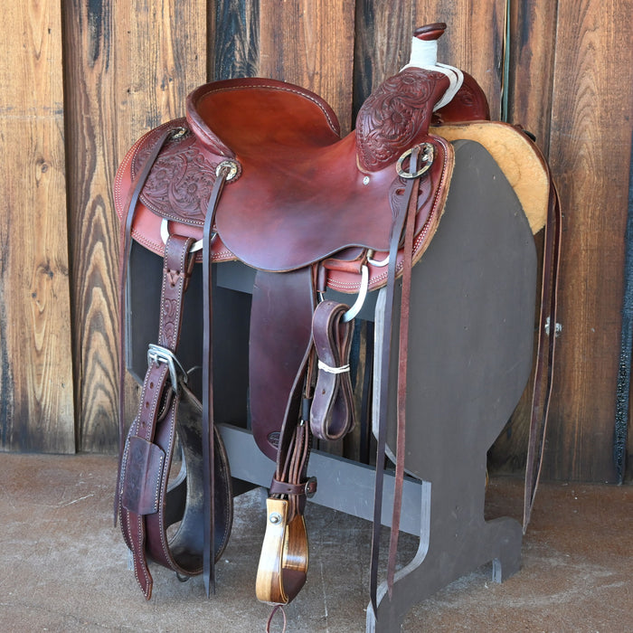 15.5" USED TRENT WARD RANCH SADDLE