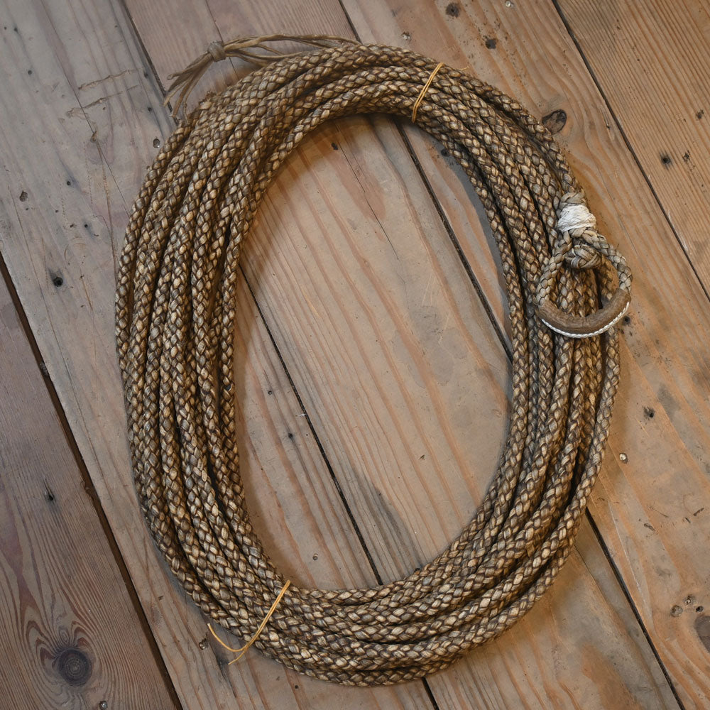 60' Handmade Rawhide Lariat Rope RR041 Tack - Ropes Teskey's   
