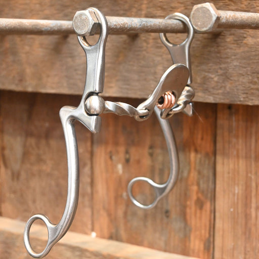 Kerry Kelley 7 Floating Spoon Slow Twist w/Copper Rings Bit Tack - Bits Kerry Kelley