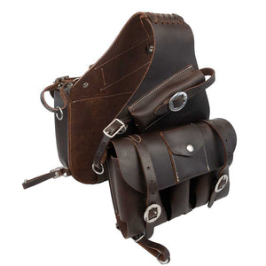 Teskey's Harness Leather Saddle Bag Saddles - Saddle Accessories Teskey's   