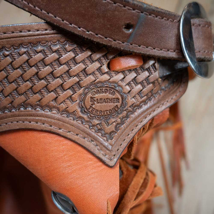 Used Dakota Leather Territory Shot Gun Chaps
