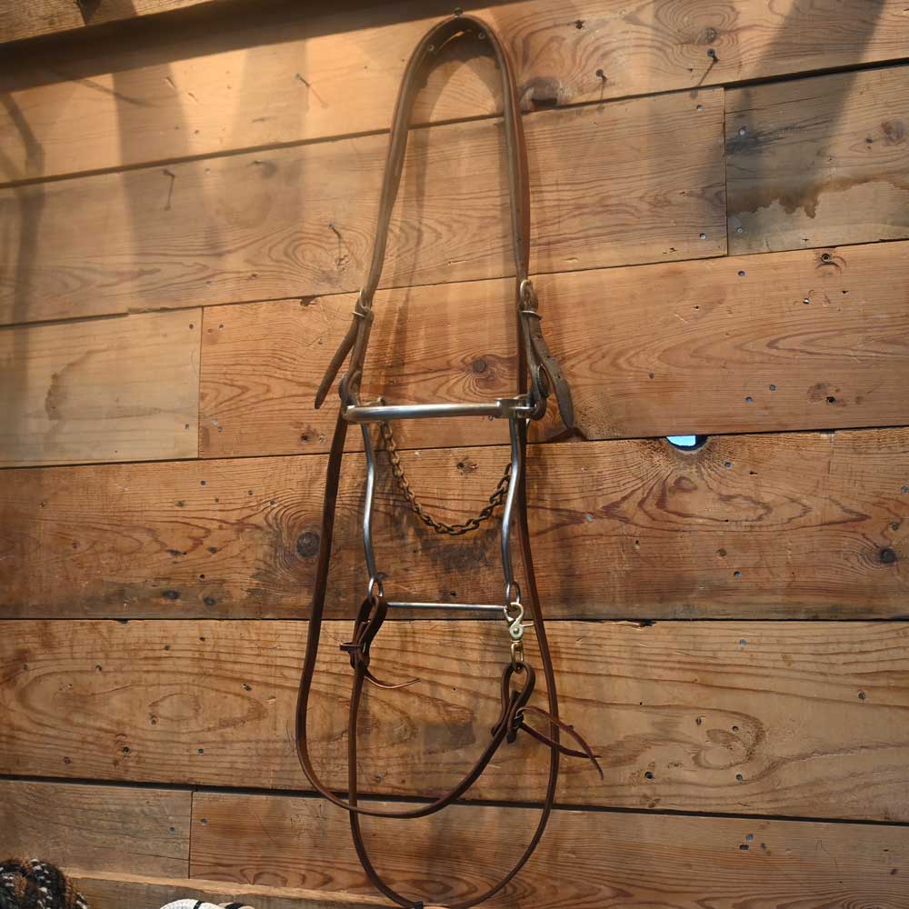 Bridle Rig - Steel Nose Hackamore - TRAMMELL  SBR503 Sale Barn MISC   