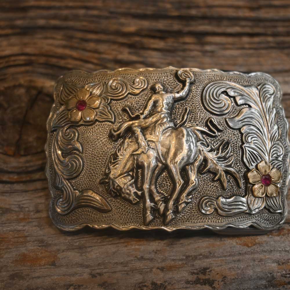 Teskey's Bronc Rider Buckle   _CA798 ACCESSORIES - Additional Accessories - Buckles Teskey's   