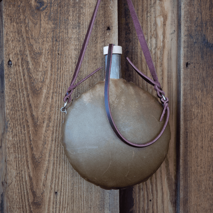 Bill Elliott Handmade Rawhide Canteen