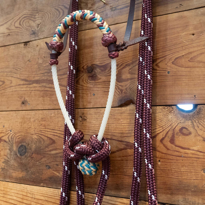 Massie Western Creations Burgundy Hackamore