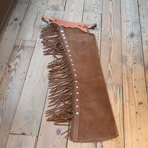 Teskey's Versatility Medium Roughout Leather Shotgun Chaps - CHAP1116 Tack - Chaps & Chinks Teskey's