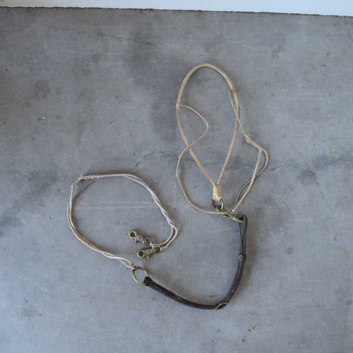 Used Rope Noseband With Tie Down And Training Fork Sale Barn Sale Barn