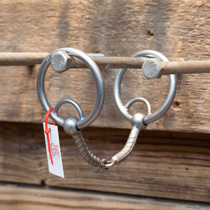 Flaharty Locked O-Ring Rebar Snaffle Tack - Bits Flaharty