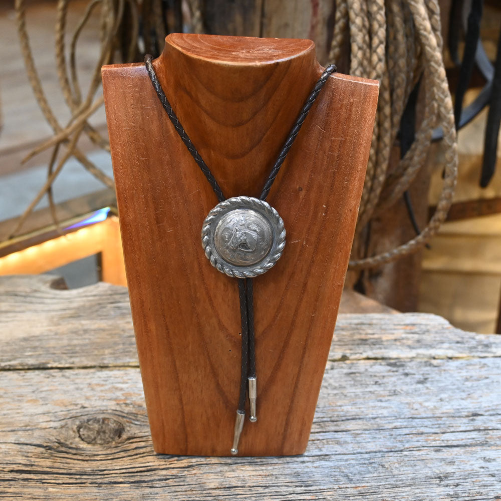 Vintage Western Sterling Bolo Tie _CA397