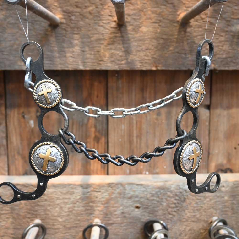 Paul Petska - Chain Gag - Cross PP396 Tack - Bits Paul Petska