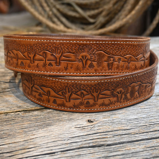 Bohlin Vintage Tooled Leather Belt Collectibles Bohlin