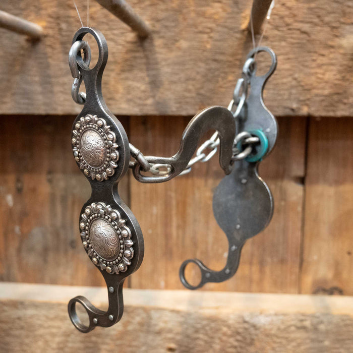Petska Washer Port Silver Conchos Bit