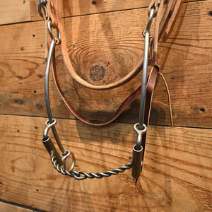 Cow Horse Supply - Headstall Rig - Sliding Twisted-Wire Gag CHS210 Tack - Training - Headgear Cow Horse Supply   