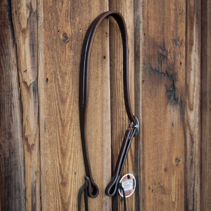 Casey Tew Dark Oiled Split Ear Headstall