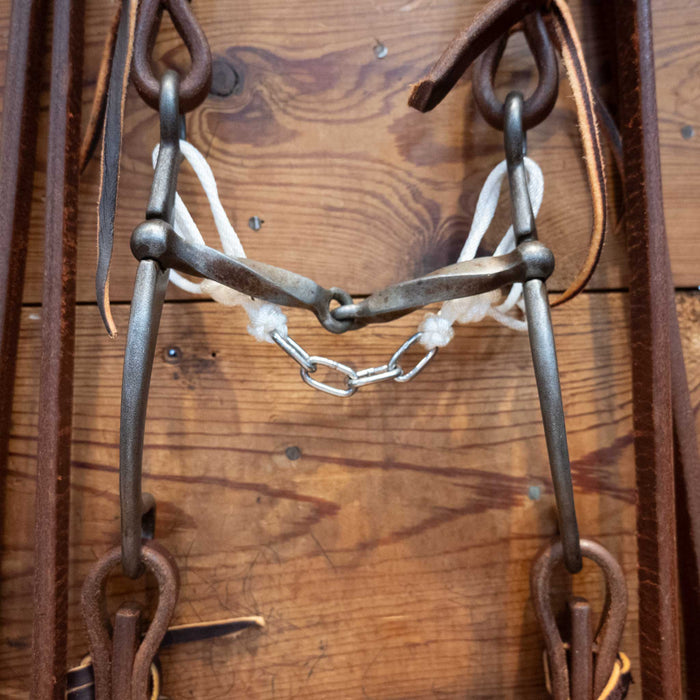 Caprock Slow Twist Snaffle Bridle Rig