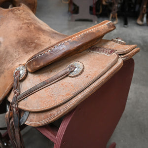 16" USED LUKE LANE RANCH CUTTER SADDLE