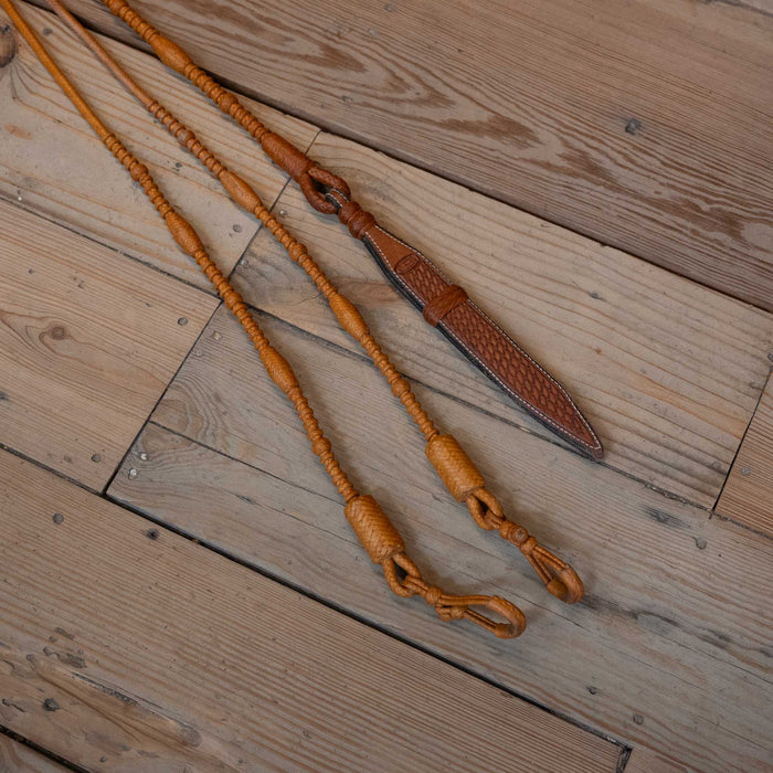 Handmade Rawhide Romel Reins 175