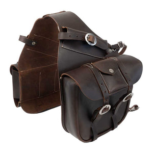 Teskey's Harness Leather Saddle Bag Saddles - Saddle Accessories Teskey's Stainless Steel Hardware  