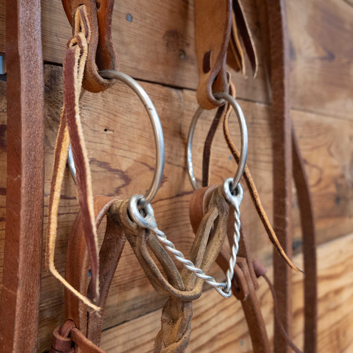 O-Ring Twisted Snaffle Bridle Rig