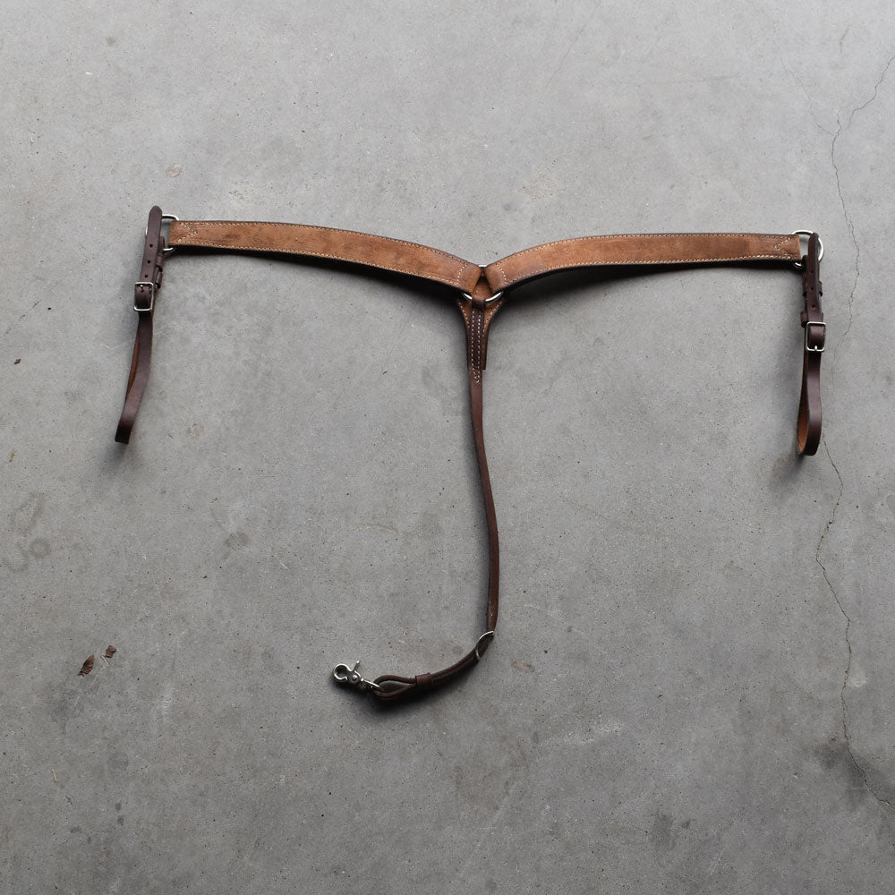 Used Teskey's Heavy Oiled Roughout Breast Collar Sale Barn Teskey's