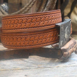 Western Belt Handmade by Ross Bullinger - 38" RB002 MEN - Accessories - Belts & Suspenders Ross Bullinger   