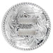 Shiny Silver Rope Border Slotted Concho Tack - Conchos & Hardware MISC   