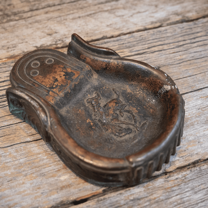 Vintage 1930's -40's Horse Stirup Art Deco ashtray