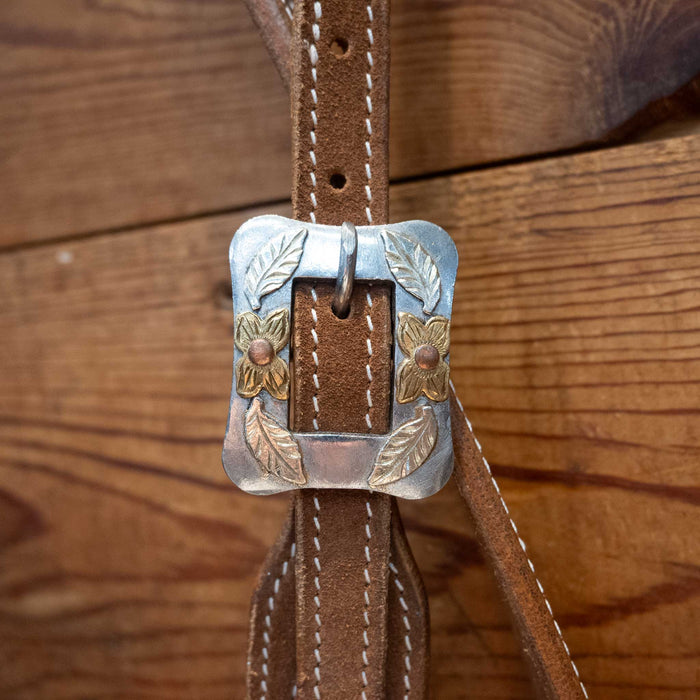 Brown 3/4" Split Ear Headstall